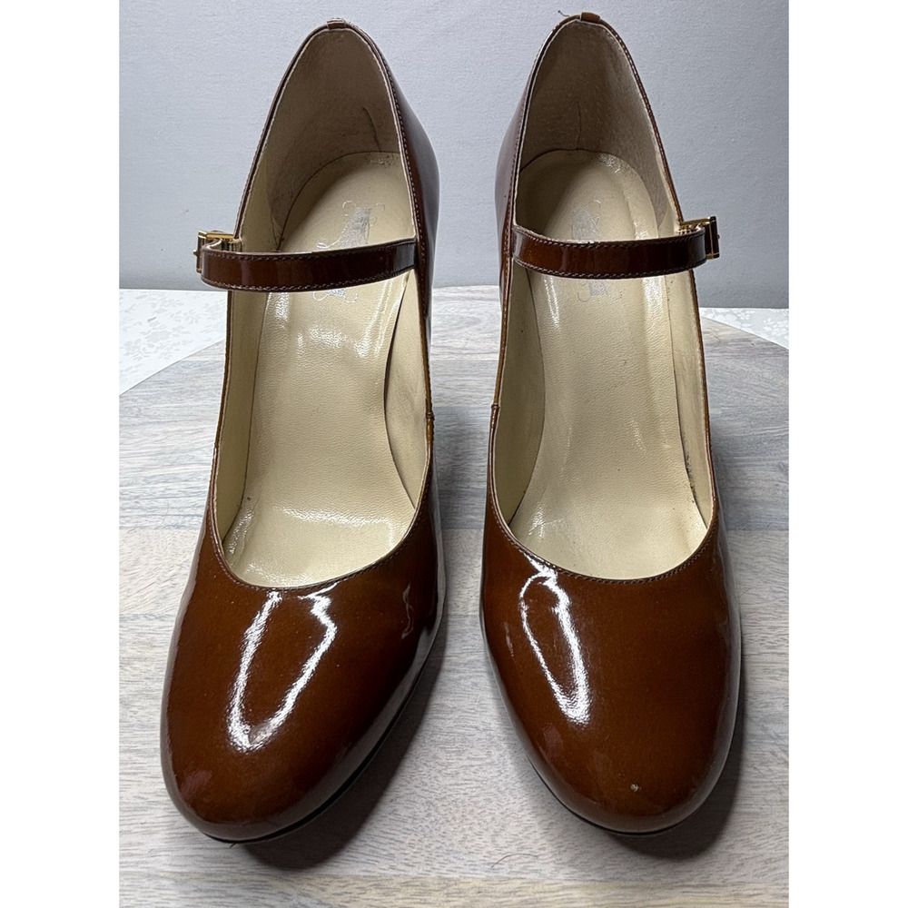 STELLABLU Buckle Patent Leather Heels 9.5